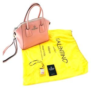 Valentino by Mario Valentino saffiano leather bag